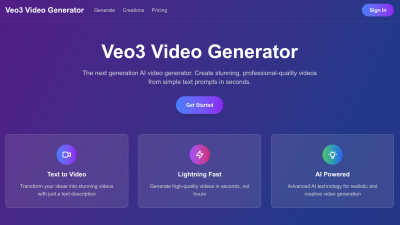 Veo3 Video Generator - Tech tool for Video