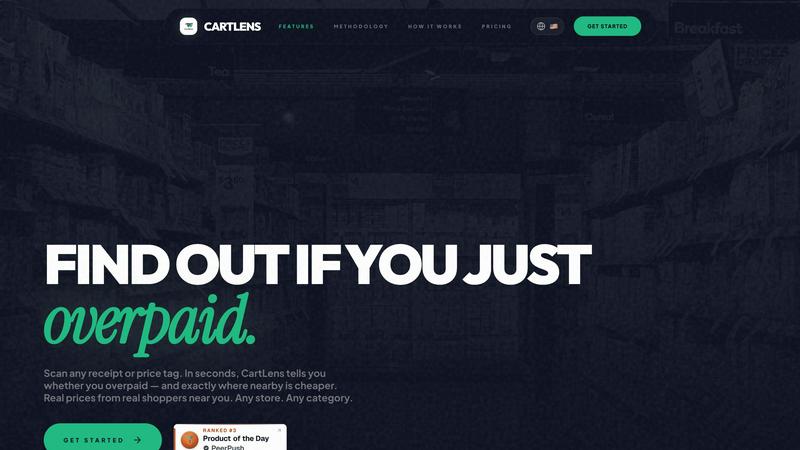 CartLens screenshot