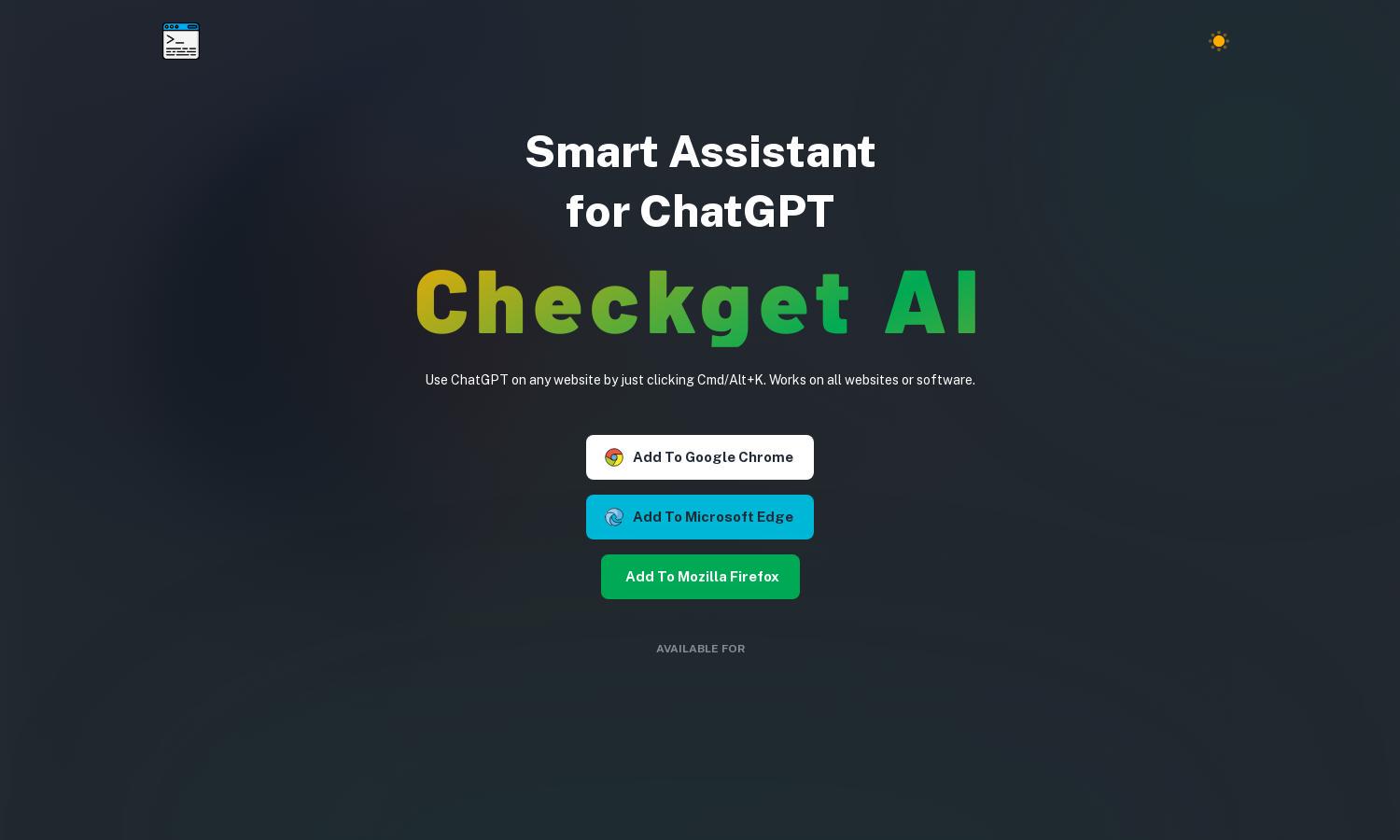 Checkget Website