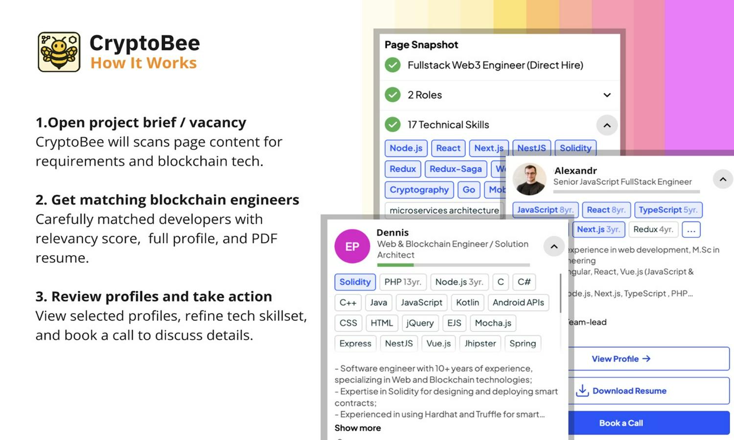 CryptoBee Website