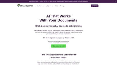 docAnalyzer.ai - Tech tool for AI Assistants