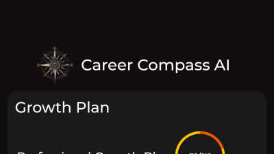 Career Compass AI - Tech tool for Personal Development