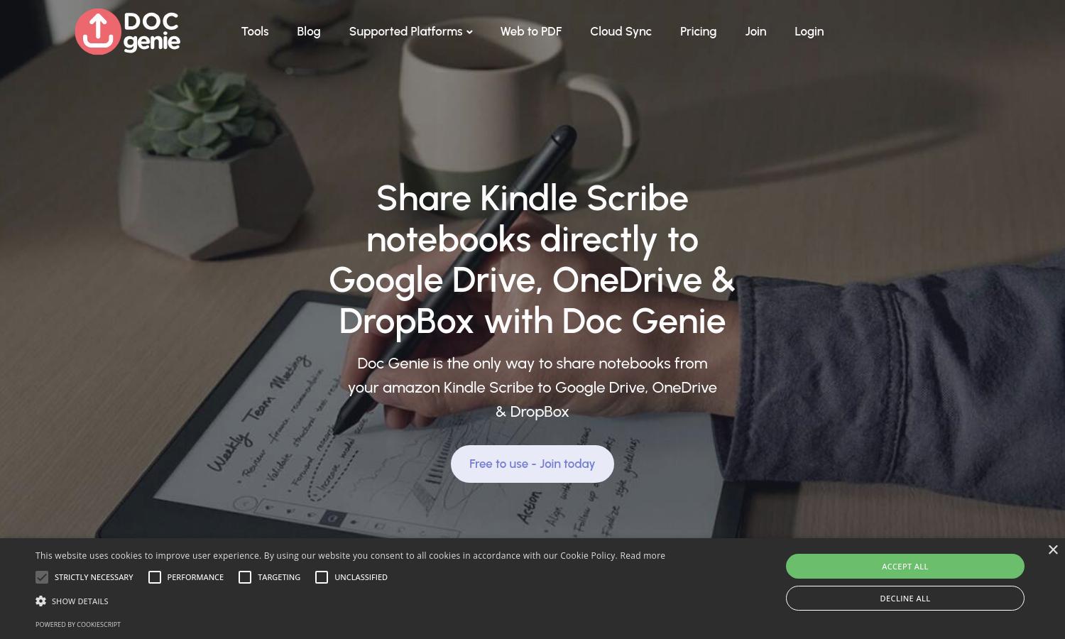 Doc Genie Website