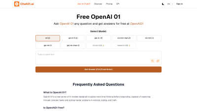 OpenAI01.net - Tech tool for AI Assistants