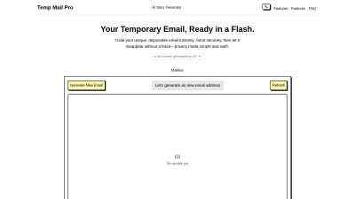 TempEmail - Tech tool for Productivity & Management