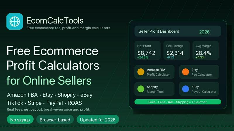 Ecom Calc Tools screenshot