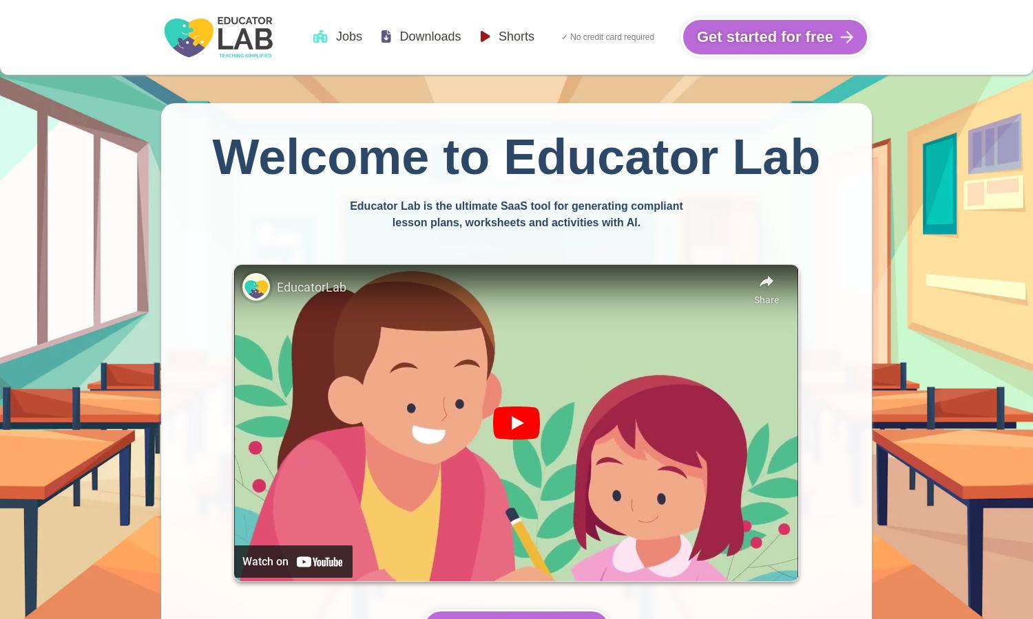 Educator Lab Website