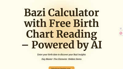 Shen Shu | Bazi Calculator Powered by AI - AI tool for AI Assistants