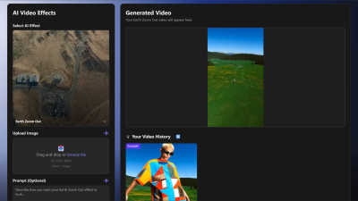 AI Earth Zoom Out - Tech tool for Video