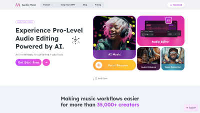 Audio Muse - Tech tool for Content Creation