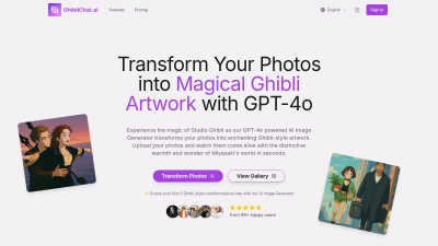GhibliChat - Tech tool for Content Creation