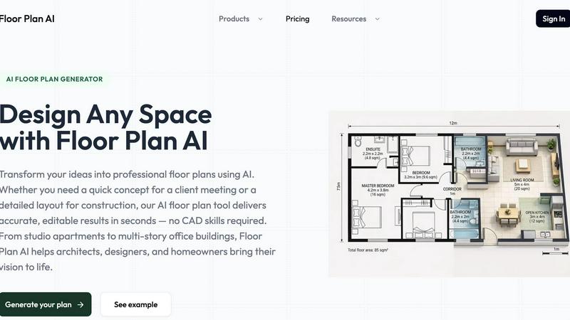 Floor Plan AI screenshot