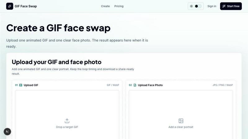GIF Face Swap screenshot