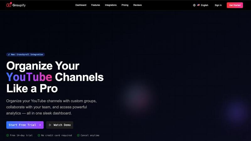 Groupify application interface and features