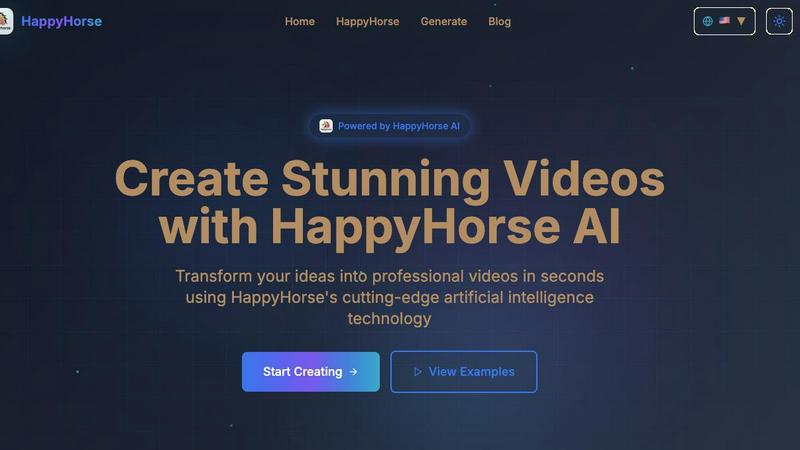 HappyHorse AI screenshot