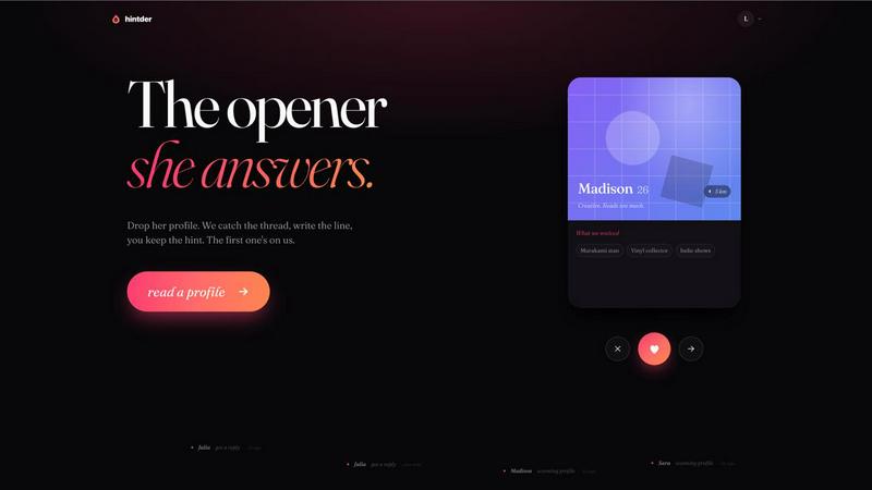Hintder AI screenshot