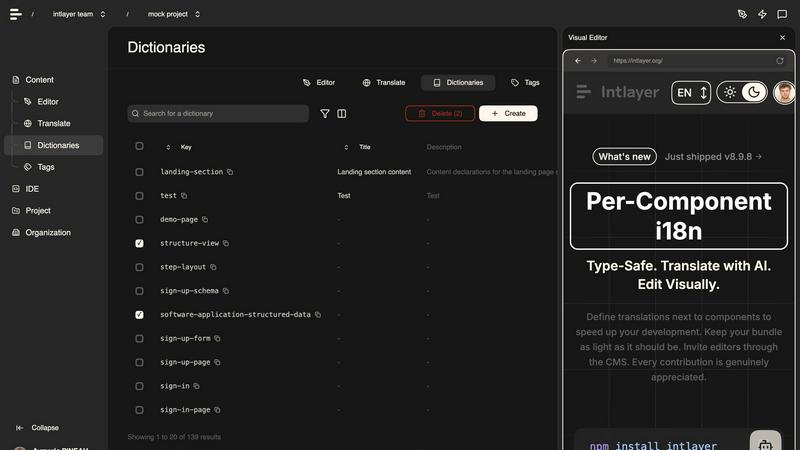 Intlayer screenshot