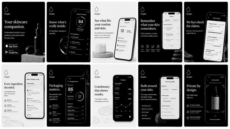 Droplet screenshot