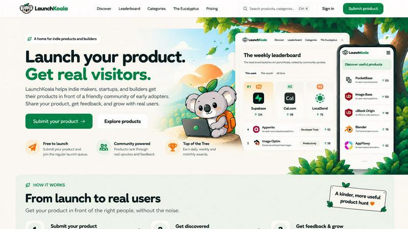 LaunchKoala screenshot