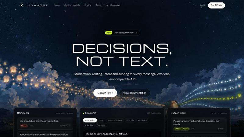 layahost screenshot