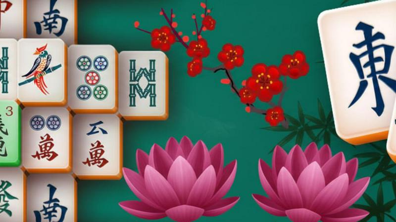 Mahjong Solitaire application interface and features