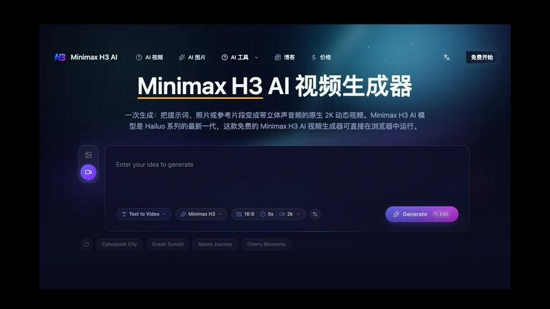 Minimax H3 screenshot