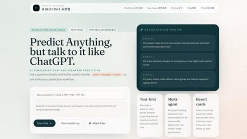   MiroFish screenshot
