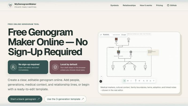 MyGenogramMaker screenshot