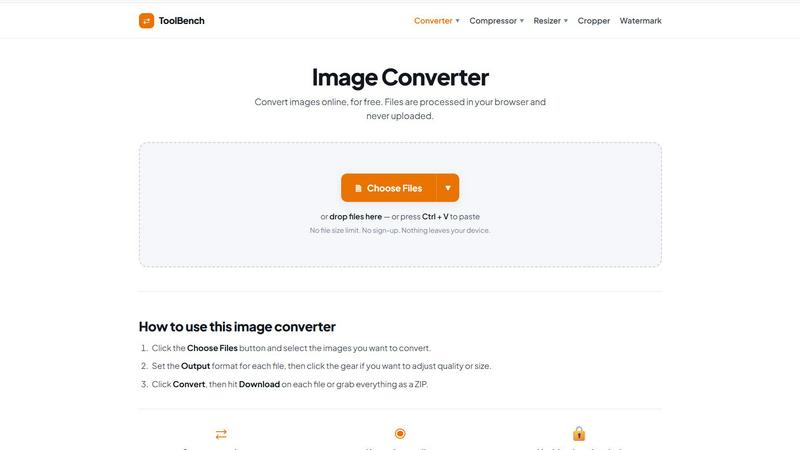 Mytoolsbench screenshot