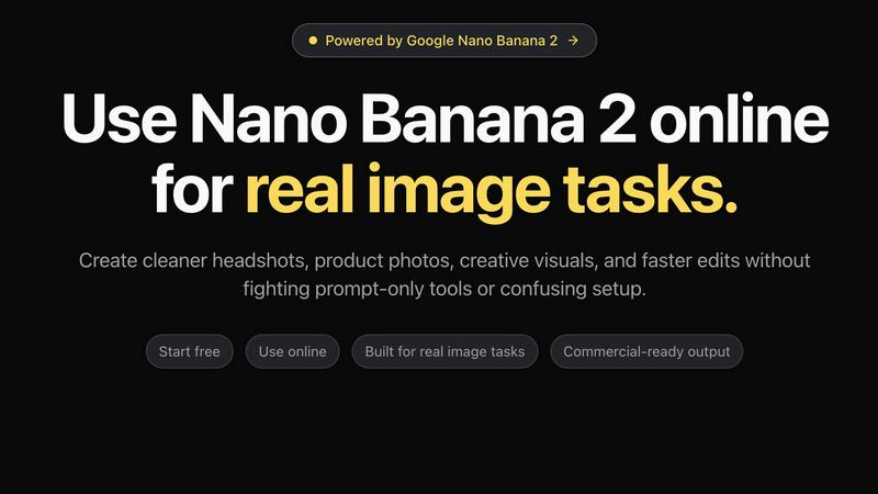 Nano Banana application interface and features