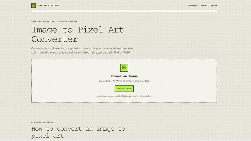 PixelArt Converter screenshot