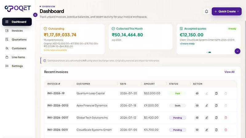 Poqet screenshot