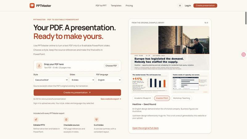 PPTMaster screenshot