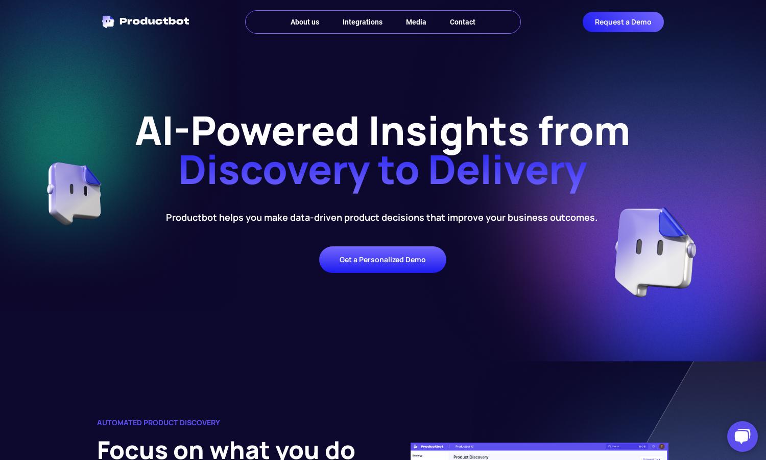 Productbot AI Website