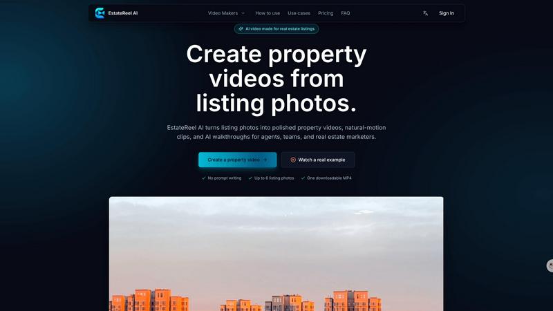 EstateReel AI screenshot