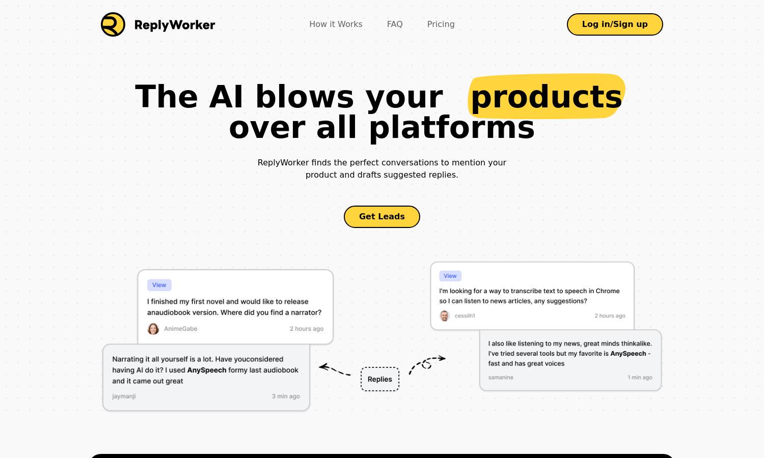 ReplyWorker Website