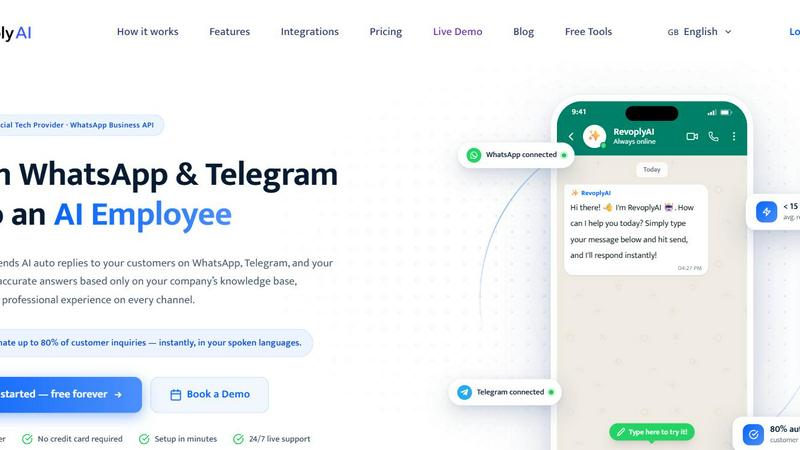 RevoplyAI screenshot