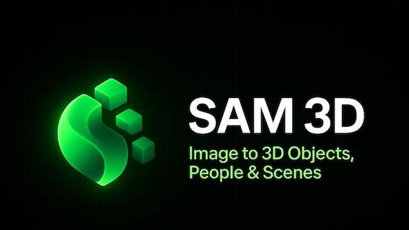 SAM 3D application interface and features