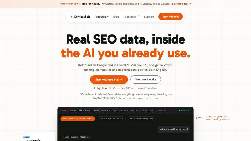 ContextBolt SEO screenshot