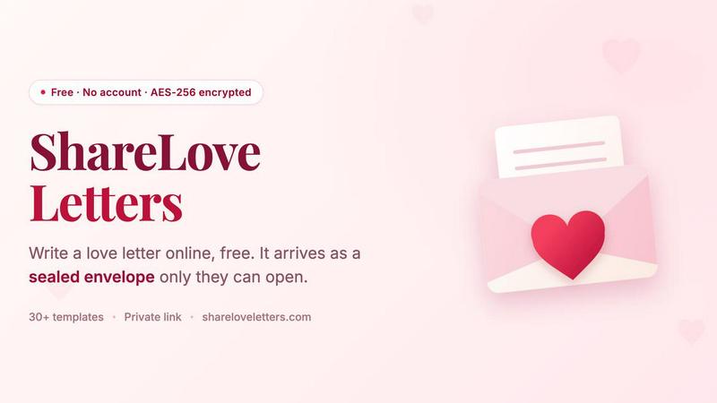 ShareLove Letters  screenshot