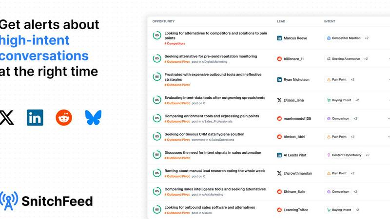 SnitchFeed screenshot