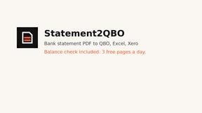 Statement2QBO