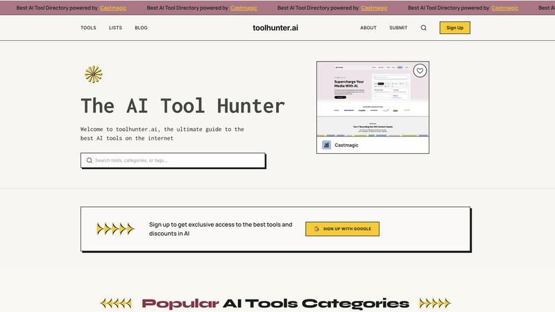 ToolHunter AI screenshot