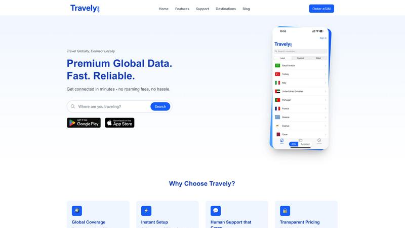 Travely eSIM screenshot