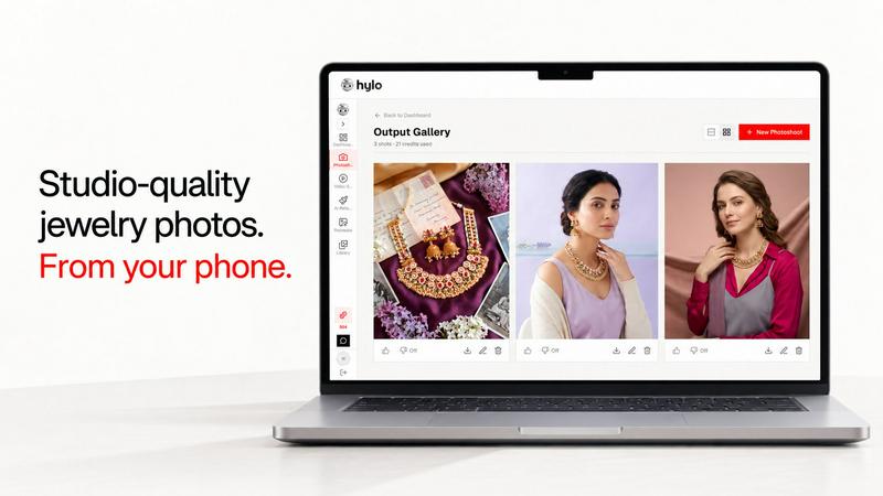 Hylo | AI Jewelry Photography screenshot