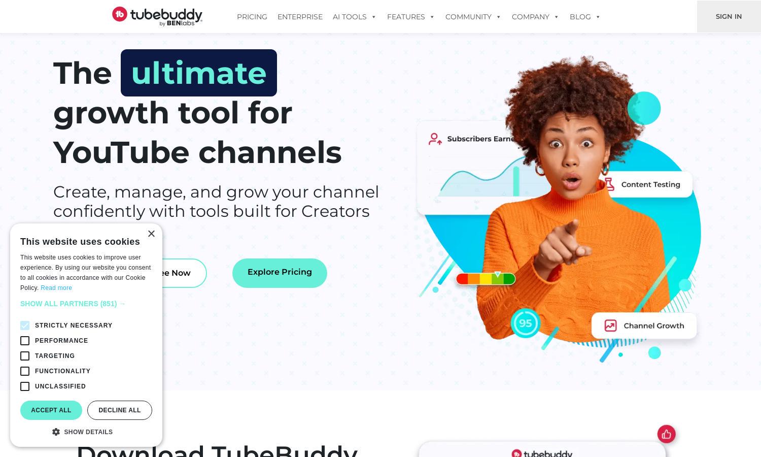 TubeBuddy Website