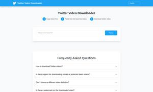 Twitter Video Downloader Website