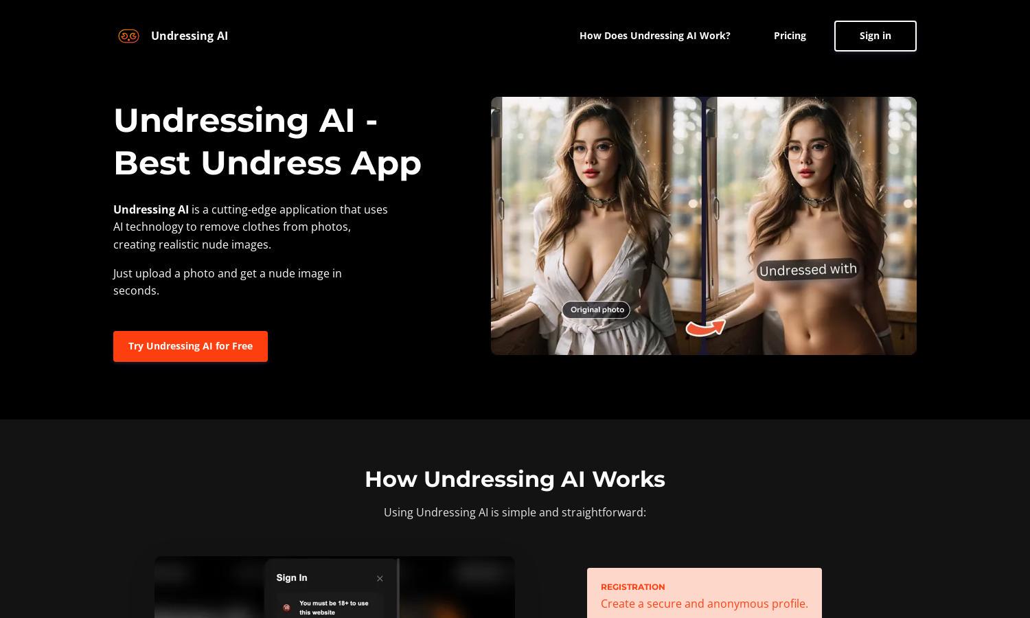 Undressing AI Website