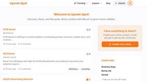 Upvote Spot - AI tool for productivity