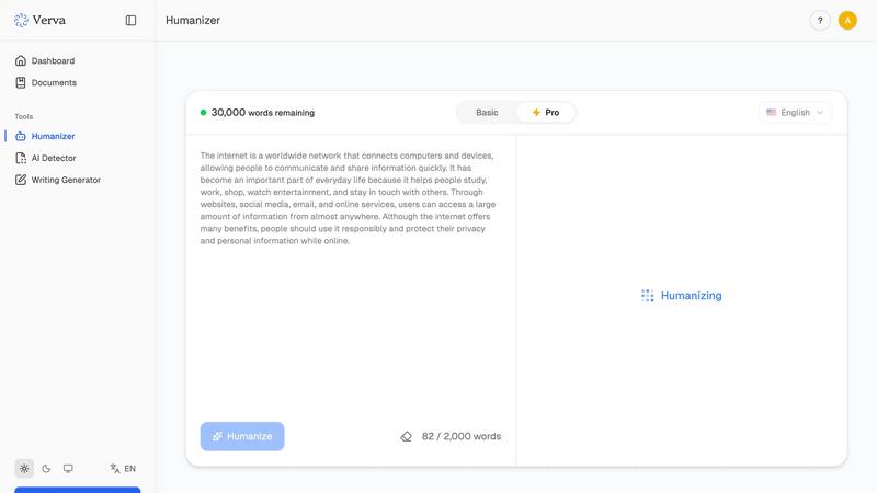 Verva screenshot